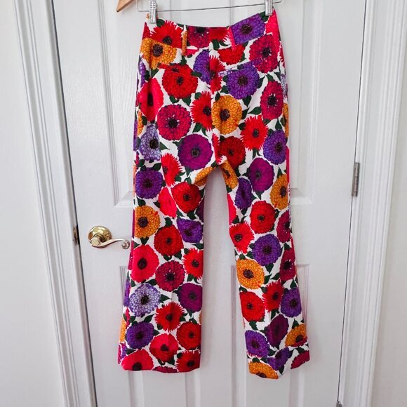 La DoubleJ Hendrix Floral Trousers in 'Zinnie' pattern XS - Picture 3 of 9